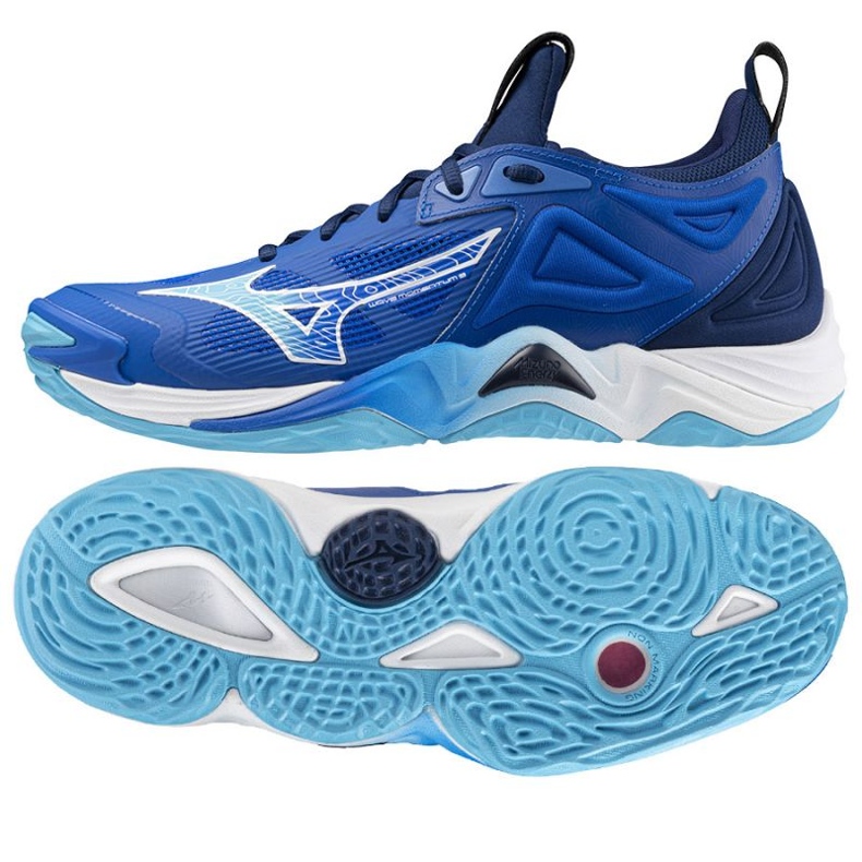 Pantofi Mizuno Wave Momentum 3 V1GA231201 albastru 1