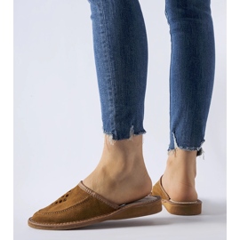 Papuci highlander de damă maro 1 Papuci highlander de damă maro 1