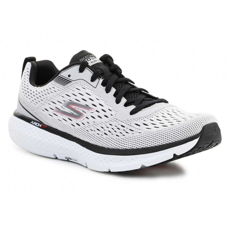 Pantofi Skechers Go Run Pure 3 246034-WBK alb 1