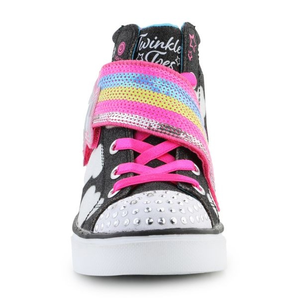 Pantofi Skechers Twinkle Toes: Twinkle Sparks - Shooting Star 314775L-BKMT negru 2