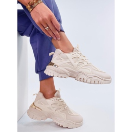Pantofi sport dama bej 1 Pantofi sport dama bej 1
