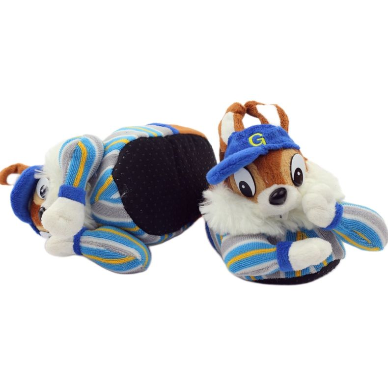 American Club Papuci de casă veverițe americane calde albastru maro 4 American Club Papuci de casă veverițe americane calde albastru maro 4