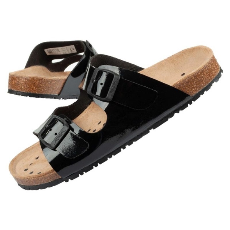 Sandale Abeba Black 8088 flip-flops negru 1