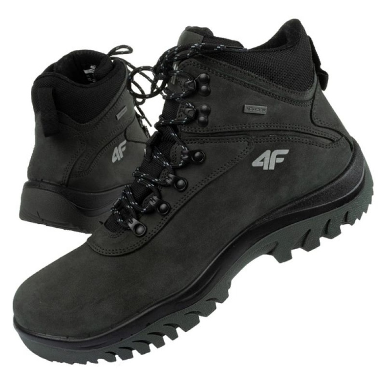Pantofi de trekking 4F OBMH205 22S negru 1