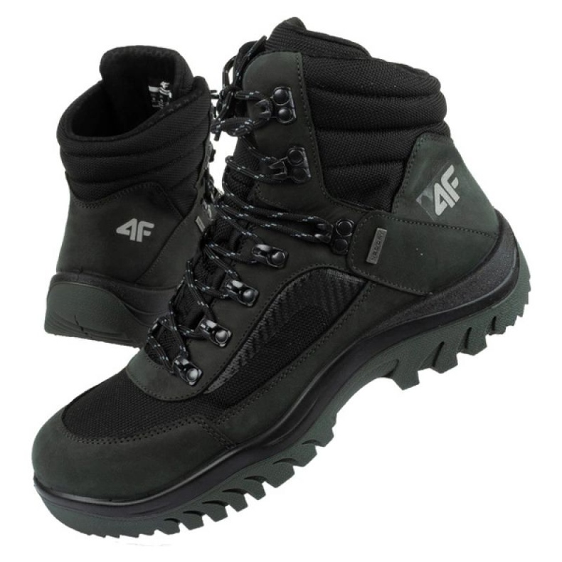 Pantofi de trekking 4F OBMH253 22S negru 1