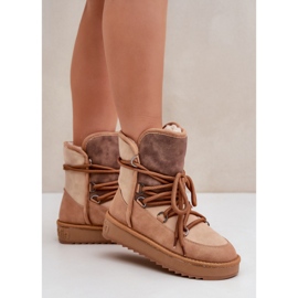 Cizme de Zăpadă căptușite cu blană D.Franklin DFSH370013 cămilă maro 1 Cizme de Zăpadă căptușite cu blană D.Franklin DFSH370013 cămilă maro 1