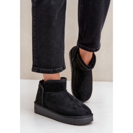 Cizme de zăpadă izolate de damă D.Franklin DFSH370010 negre negru 2