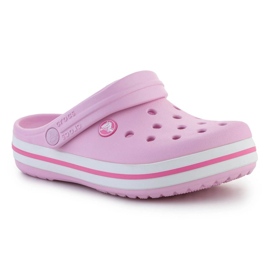 Slapi CROCS Crocband Clog K Balerina Pink 207006-6GD roz 1
