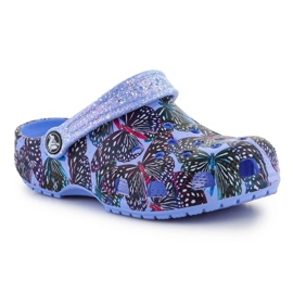 Slapi Crocs Classic Butterfly Clog 208297-5Q7 albastru 1