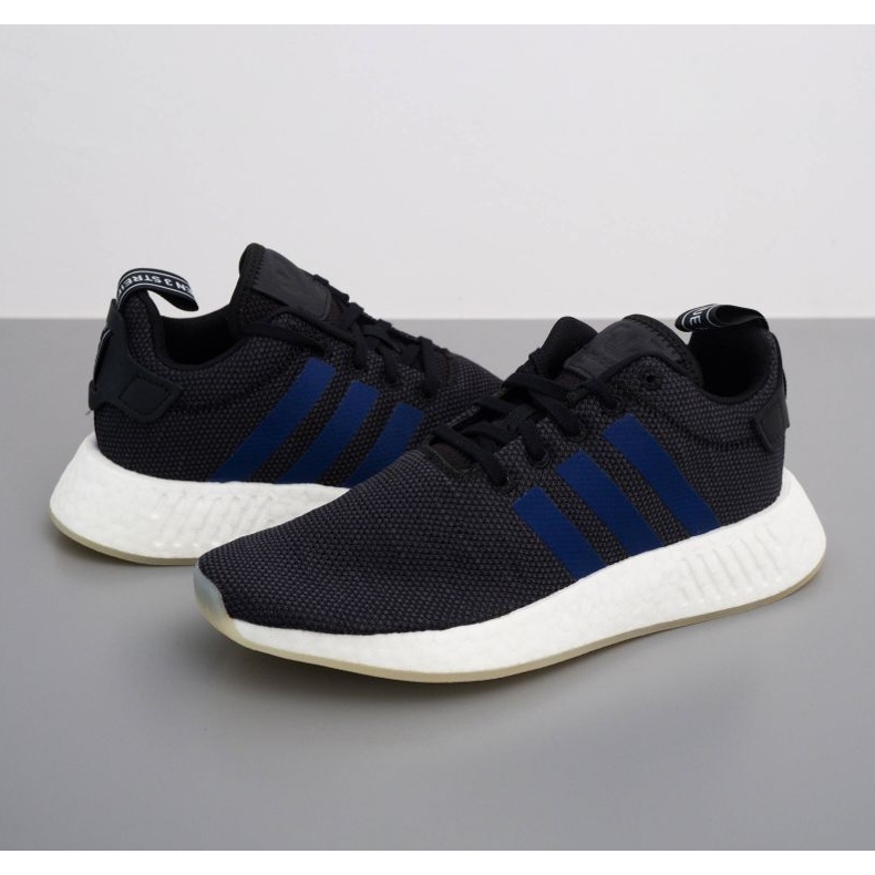 Pantofi Adidas Nmd R2 Noble Indigo boost CQ2008, negri negru 1