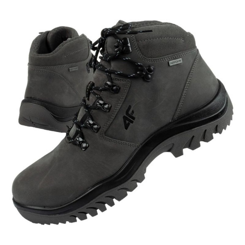 4F OBMH258 25S pantofi de trekking gri 1