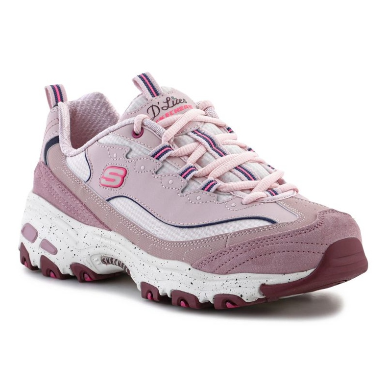 Pantofi Skechers D'Lites - Vizualizări îndrăznețe 149589-MVMT roz 1