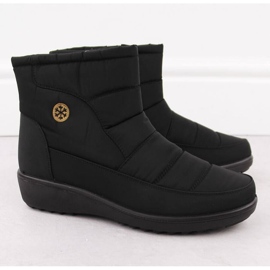 Cizme de zăpadă Unisoft de damă, negre negru 2