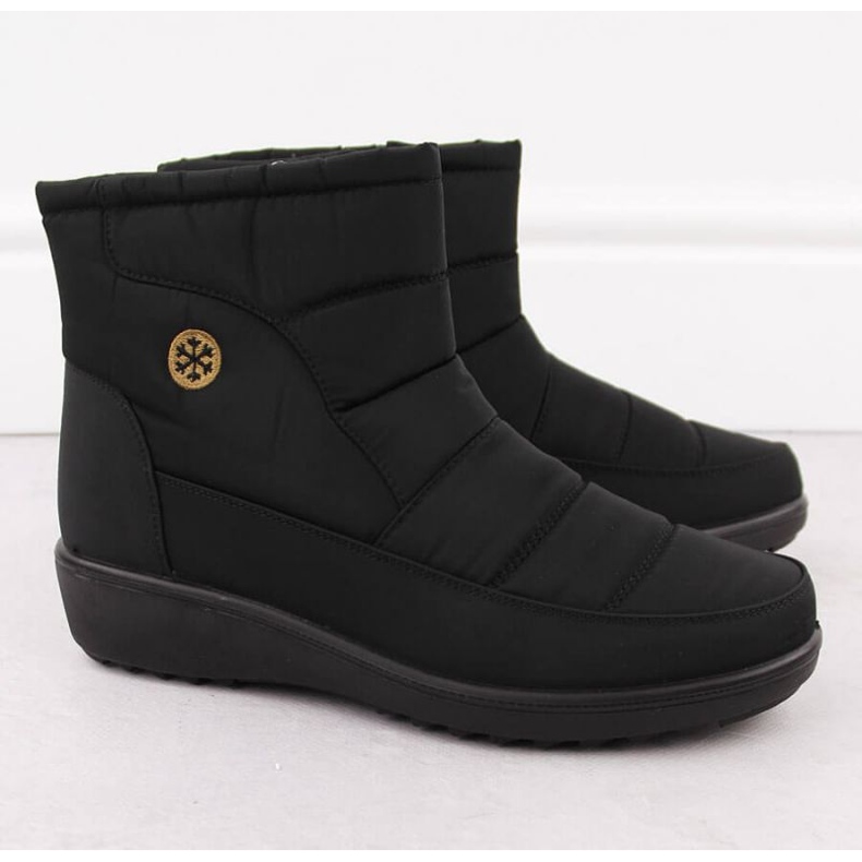 Cizme de zăpadă Unisoft de damă, negre negru 2 Cizme de zăpadă Unisoft de damă, negre negru 2