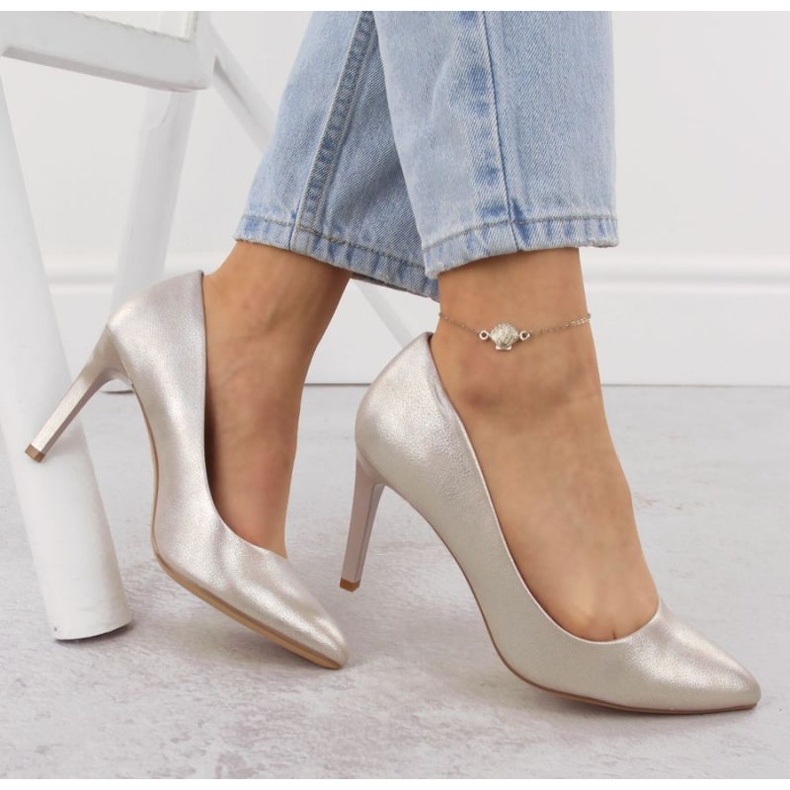 Pompe de piele intoarsa bej Sergio Leone 1339 2