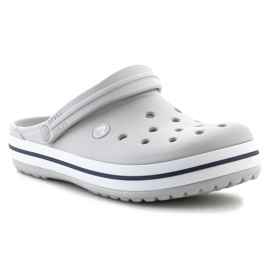 Slapi Crocs Crocband Atmosphere U 11016-1FT gri 2 Slapi Crocs Crocband Atmosphere U 11016-1FT gri 2