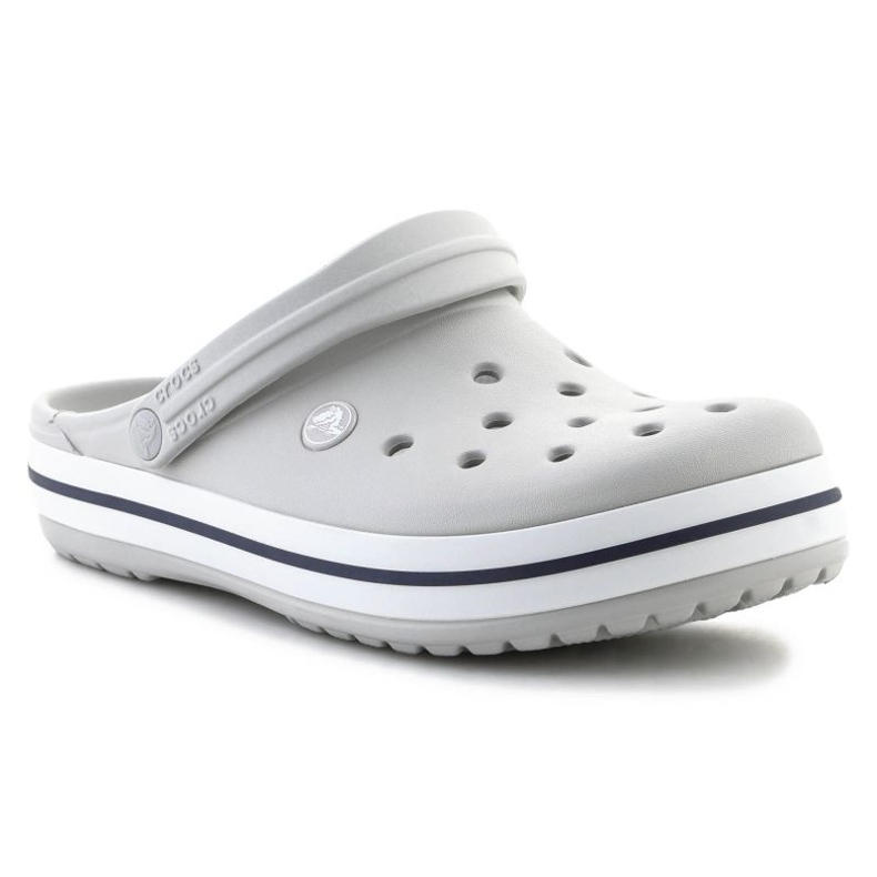 Slapi Crocs Crocband Atmosphere U 11016-1FT gri 2 Slapi Crocs Crocband Atmosphere U 11016-1FT gri 2