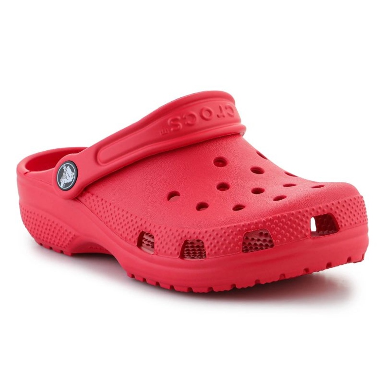 Slapi Crocs Classic Kids Clog 206991-6WC roșu 2