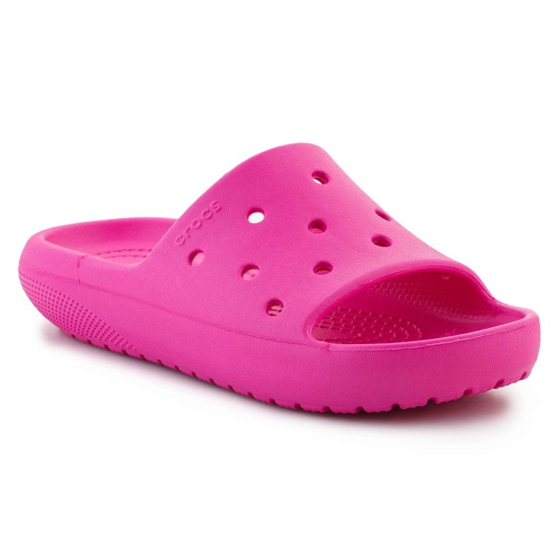 Șlapi Crocs Classic Slide V2 Copii 209422-6UB roz 2