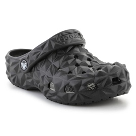 Slapi Crocs Classic Geometric Clog K 209572-001 negru 2
