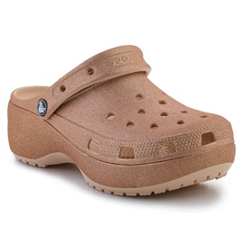 Slapi Crocs Classic Platform Glitter Clog 207241-2DS maro 2