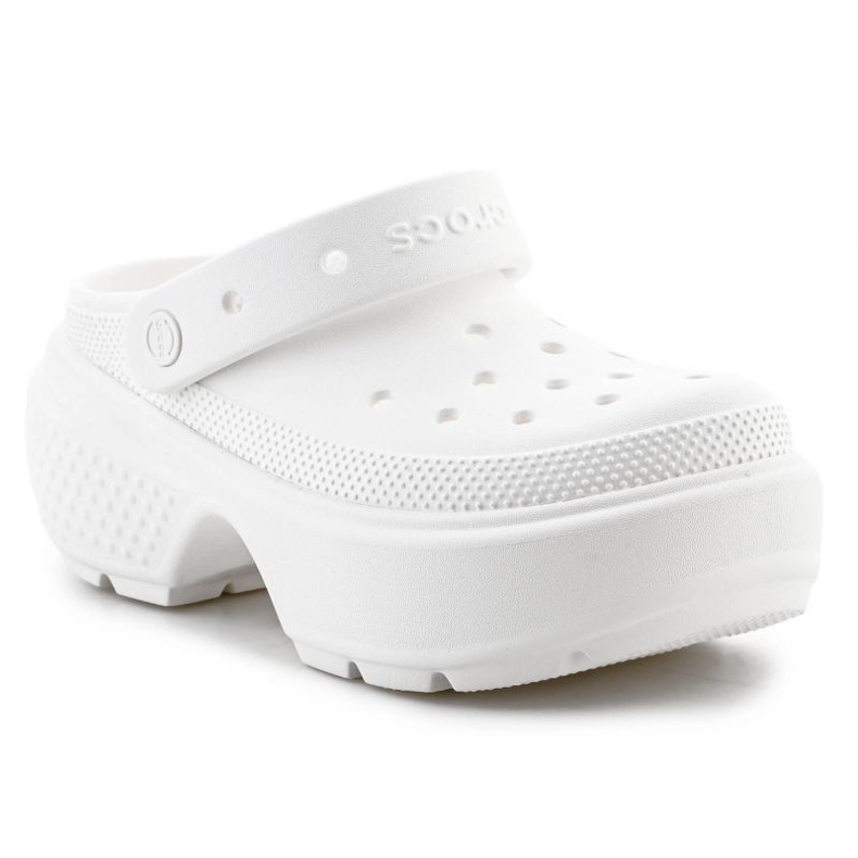 Slapi Crocs Stomp Clog 209347-0WV alb 2