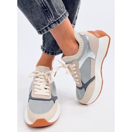 Pantofi sport de damă cu șosete gri 1 Pantofi sport de damă cu șosete gri 1