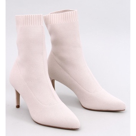 Cizme stiletto sosete dama bej 1 Cizme stiletto sosete dama bej 1