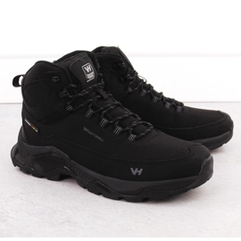 Pantofi de trekking pentru bărbați, impermeabili, negri, Vanhorn 99302 negru 1