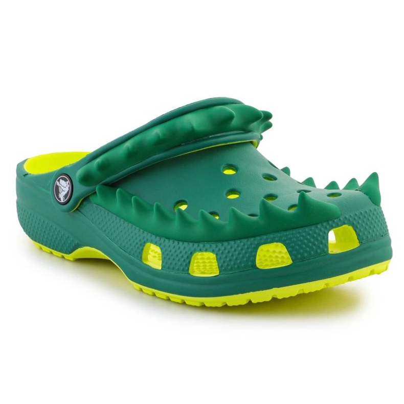 Slapi Crocs Classic Spikes Clog T 210010-76U verde 2