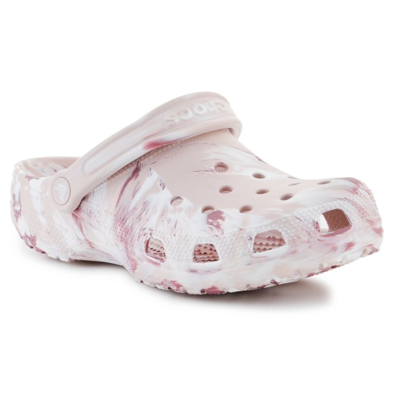 Slapi Crocs Classic Marbled Clog 206867-6WS bej 2