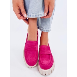 Seastar Mocasini cu platforma piersici roz 1