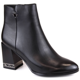 Cizme izolate negre pentru femei cu Filippo DBT4842/23 BK negru 1