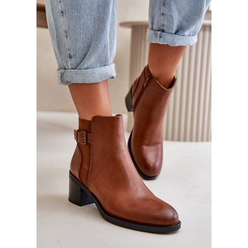 Seastar Cizme izolate pentru femei cu clemă maro 1