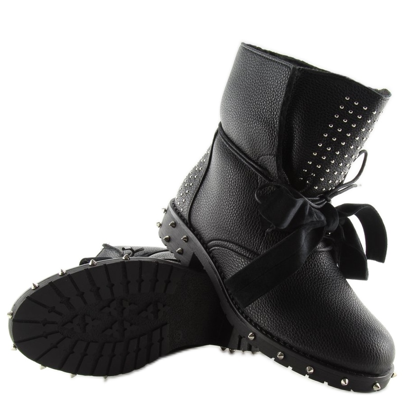 Muncitori cu crampoane negre E4947 negre negru 1