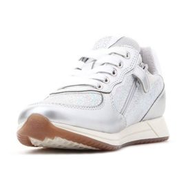 Pantofi Geox J Jensea GD J826FD 007NF C1355 argint 4