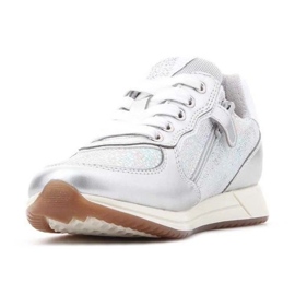Pantofi Geox J Jensea GD J826FD 007NF C1355 argint 12