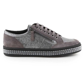 Pantofi Geox D Leelu'e W D94FFE-06P22-C1G9F gri 12