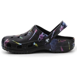 Slapi Crocs Classic Out Of This World II 206818-001 negru 4