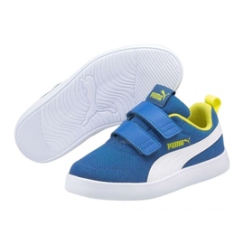 Pantofi Puma Courtflex v2 Mesh V 371758 07 albastru 3