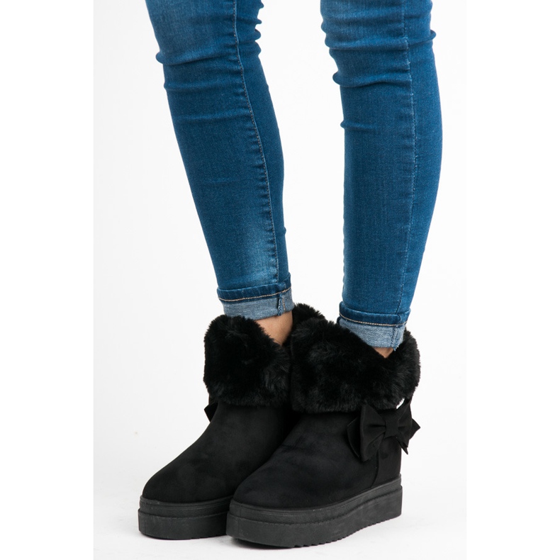 Vices Ghete de zăpadă pe peron negru 1