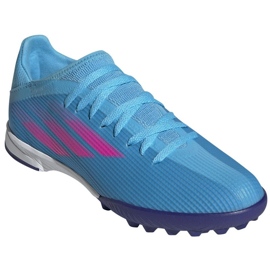 Pantofi Adidas X Speedflow.3 Tf J Jr GW7513 albastru albastru 3