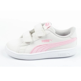Pantofi Puma Smash V2 Buck 365184 27 alb 3