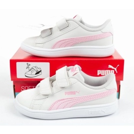 Pantofi Puma Smash V2 Buck 365184 27 alb 12