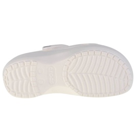 Slapi Crocs Classic Platform Clog 206750-100 alb 3