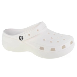 Slapi Crocs Classic Platform Clog 206750-100 alb 8