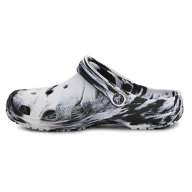 Slapi Crocs Classic Marbled Clog 206867-103 negru 4