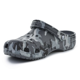 Șlapi Crocs Classic Printed Camo Clog 206454-0IE negru 3