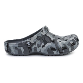 Șlapi Crocs Classic Printed Camo Clog 206454-0IE negru 6