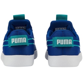 Pantofi Puma Courtflex v2 Slip On Ps 374858 11 albastru 3